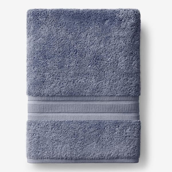 Company Cotton Smoke Gray Turkish Cotton Single Bath Sheet
