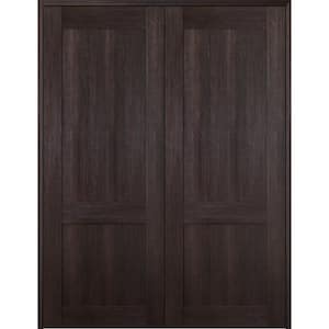 Vona 07 R 72 in. x 80 in. Both Active Veralinga Oak Wood Composite Double Prehung Interior Door