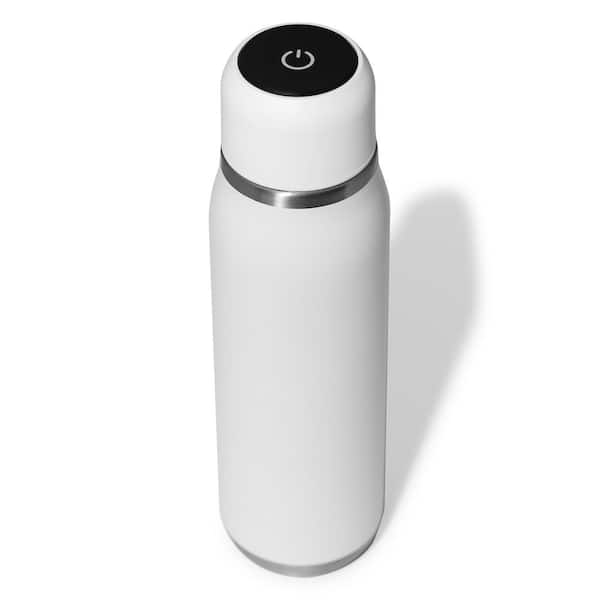 Thermoflask 16 oz Stainless Steel Insulated Water Bottles, 2 Pack (White)