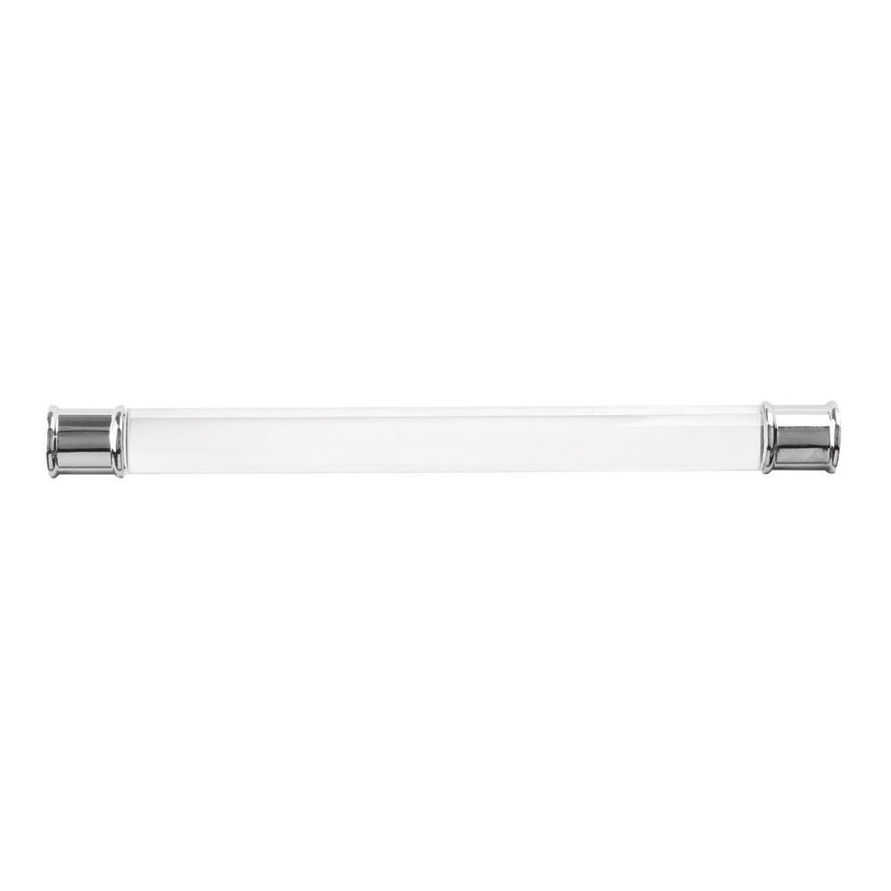 Chrome and Crysacrylic 7-9/16" Kitchen Cabinet Pull