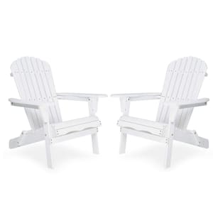 雪のchair White Cedar Wood Outdoor Folding Adirondack Chair, Patio All