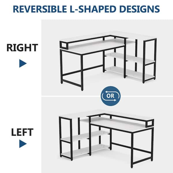 Huntingtown Desk, Number of Drawers: 5, Thin metal legs with diagonal  braces accent a light, airy profile 