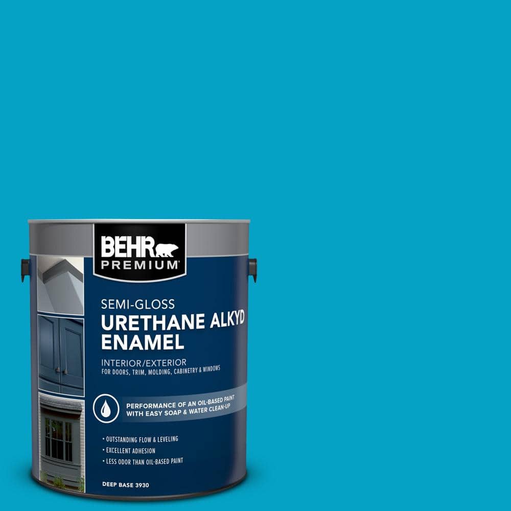 1 gal. #AE-44 Electron Blue Urethane Alkyd Semi-Gloss Enamel Interior/Exter