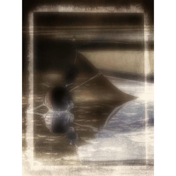 Moored Boat X Ray 1 by Grotto Studios 1 Piece Unframed Graphic Print Abstract Poster Art Print 30 in. x 40 in.