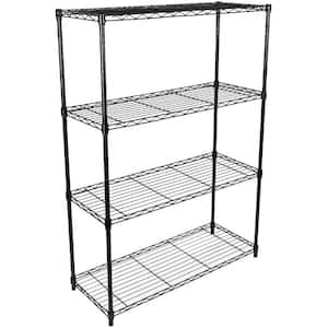 Tileon Heavy Duty 3-Shelf Shelving with Wheels, Adjustable Storage Units,  Steel Organizer Wire Rack AYBSZHD2269 - The Home Depot