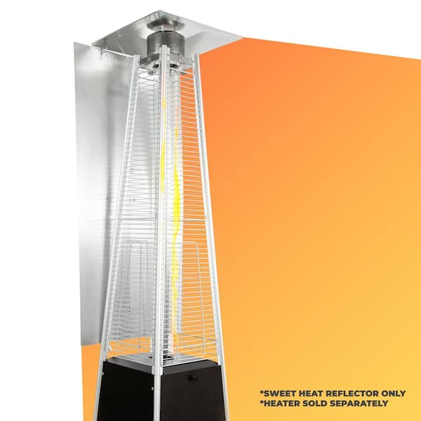 Sweet Heat Pyramid Pro- Pyramid Heat Reflector 49 in. x 22 in. Aluminum Heat Reflector for Pyramid and A Frame Heaters