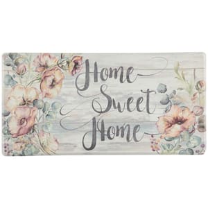 Home Sweet Home 20 in. x 39 in. Anti-Fatigue Kitchen Mat