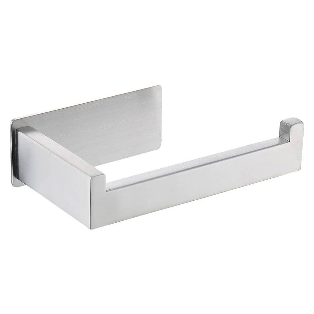 Self-Adhesive Mount Toilet Paper Holder Stainless Steel Toilet Roll Holder no Drilling for Bathroom in Brushed Nickel price history on PriceWatchPro