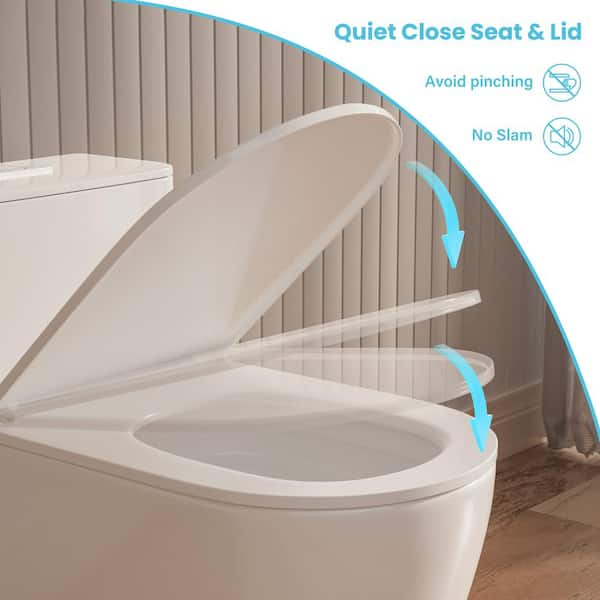 Casta Diva 12 in. Rough-in Elongated One-piece Toilet 1.0/1.6 GPF