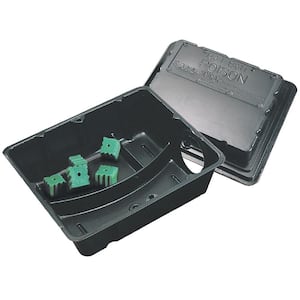 Rat Sized Safe-Tee Plastic Bait Station with Solid Lid (24-Pack)