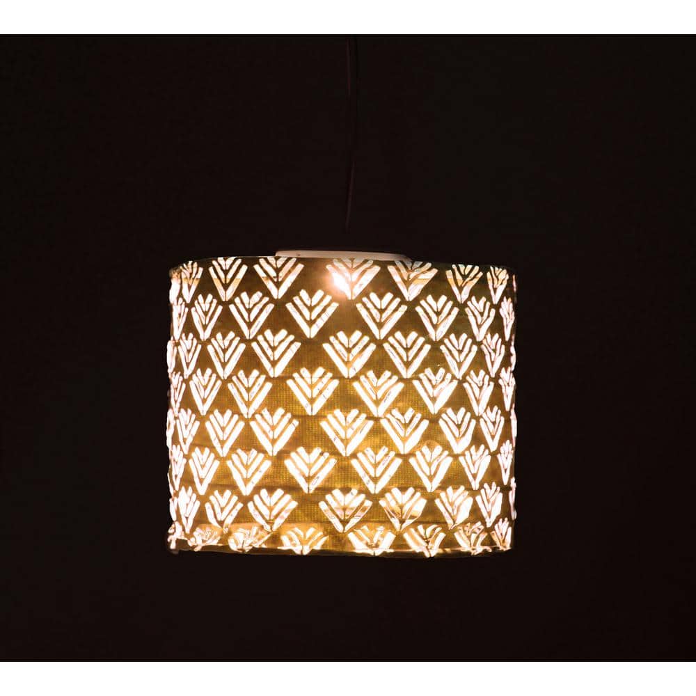 Copper Medium Cordless Solar LED Outdoor Lantern