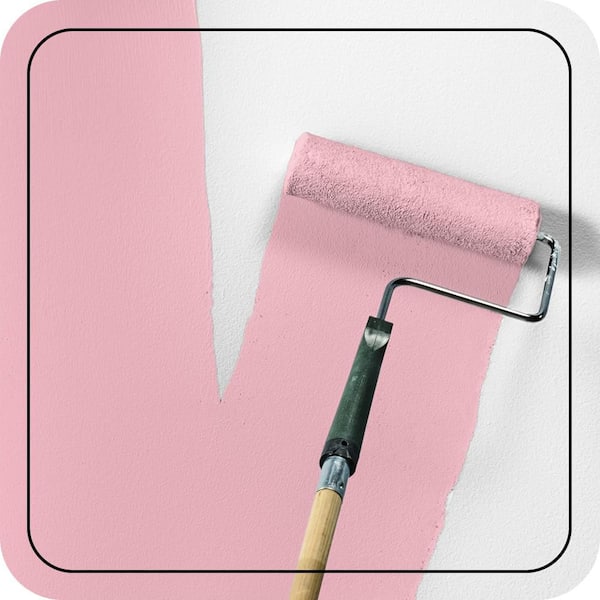 1 gal. #120C-2 Pink Punch Semi-Gloss Enamel EcoMix Plant-Based Interior Paint & Primer