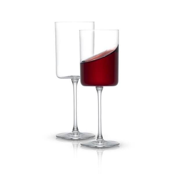 JoyJolt Claire 14 oz. Crystal Red Wine Glasses (Set of 4) MC202121 - The  Home Depot