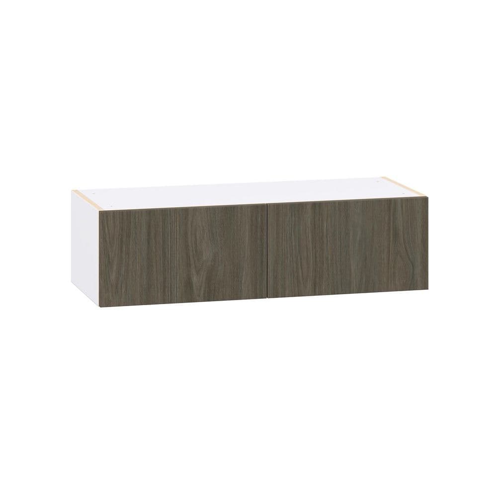 Timberline 36 in. W x 14 in. D x 10 in. H  Slab Walnut Assembled Wall Bridge Kitchen Cabinet price history on PriceWatchPro
