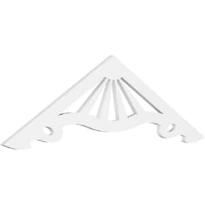 1 in. x 60 in. x 20 in. (7/12) Pitch Marshall Gable Pediment Architectural Grade PVC Moulding