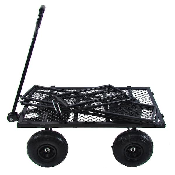 1200 lb. Capacity Steel Utility Cart with Removable Sides