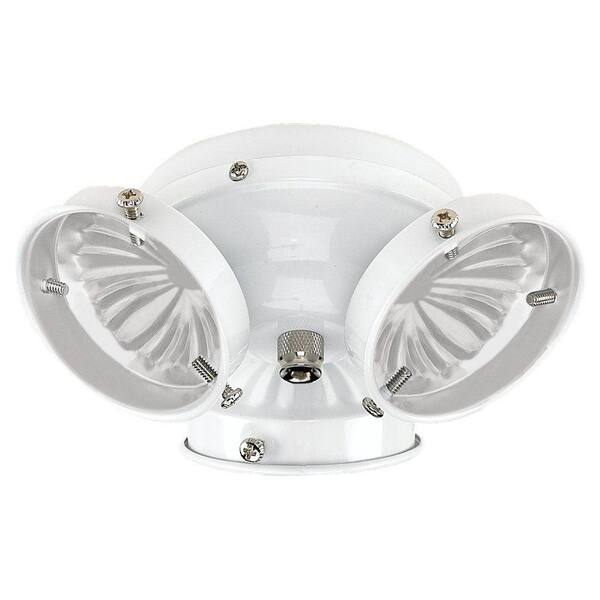 Generation Lighting 3-Light White Ceiling Fan Light Kit