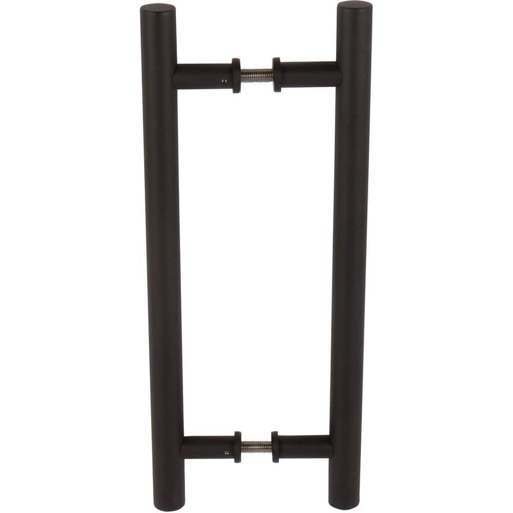 15-3/4 in. Black Barn Door Hardware Double Sided Round Pull Handle price history on PriceWatchPro