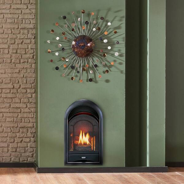 ProCom Heating Ventless Fireplace Insert Thermostat Control Arched Door - 10,000  BTU 170171 - The Home Depot