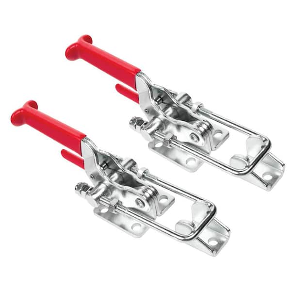 Heavy Duty Adjustable Latch-Action U Bolt Self-locking Toggle Clamps, 2000 lbs Holding Capacity, 40341 (2 Pack)