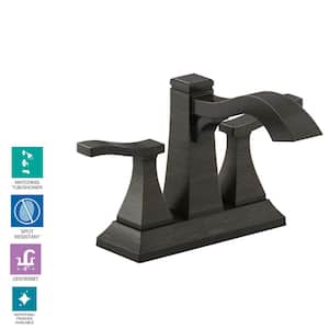 Truss 4 in. Centerset 2-Handle Bathroom Faucet in Oil-Rubbed Bronze