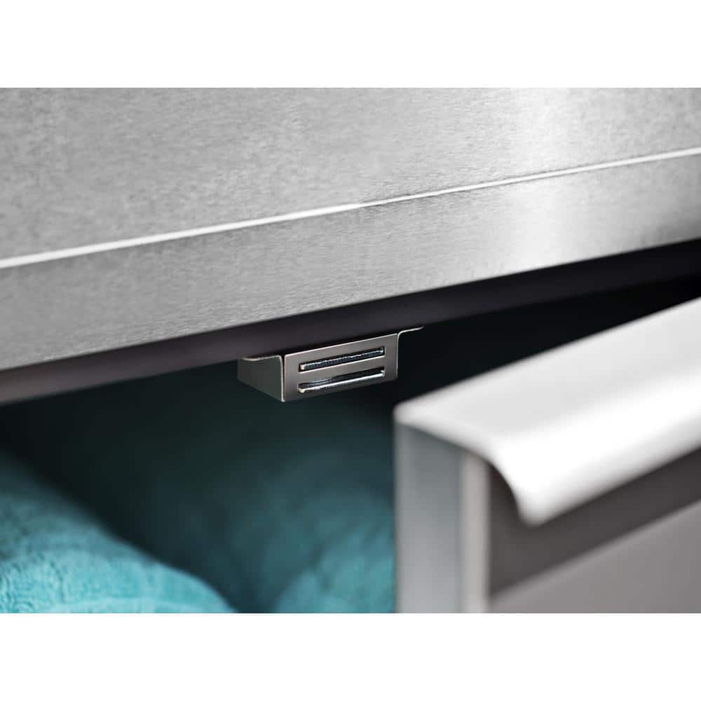 Slate Gray Aluminum Outdoor Kitchen 2-Door Cabinet Base