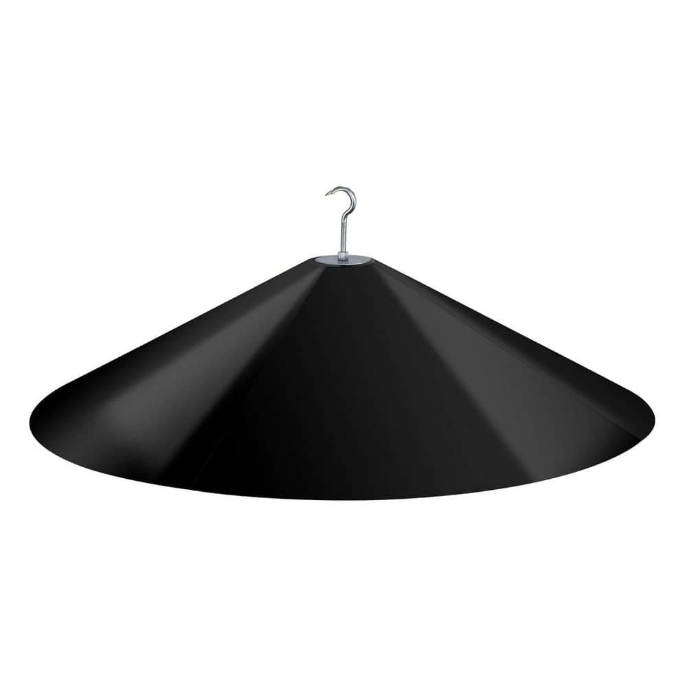 24-inch Large Non-Electric Squirrel Proof Bird Feeder, ABS Material Outdoor Baffle for Pole or Hanging Black price history on PriceWatchPro