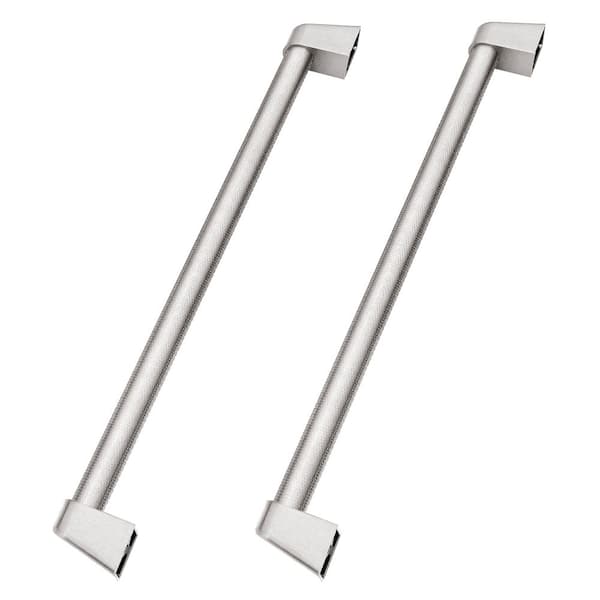 Touchstone Refrigerator Drawer Helix Handles (Set of 2) in Stainless Steel