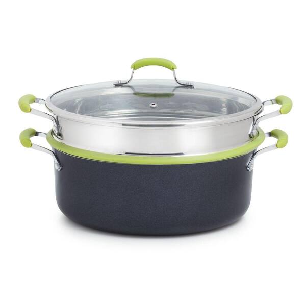 T-fal Balanced Living 7 qt.Oval Dutch Oven with Steamer