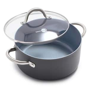 Lima 5 qt. Hard Anodized Aluminum Ceramic Nonstick Stock Pot