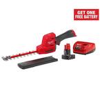 M12 FUEL 8 in. 12V Lithium-Ion Brushless Cordless Hedge Trimmer Kit with 4.0 Ah Battery and Charger