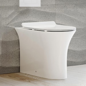 Cascade Elongated Toilet Bowl Only in Glossy White