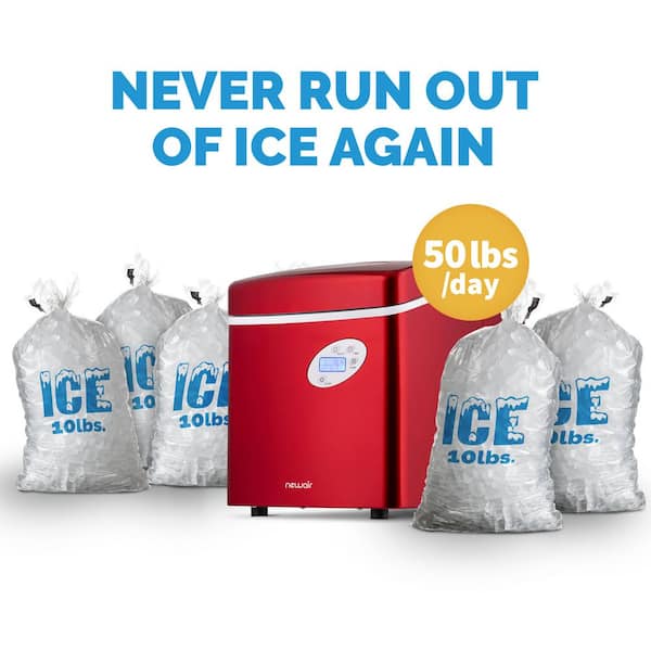 NewAir Portable 28 lb. of Ice a Day Countertop Ice Maker BPA Free