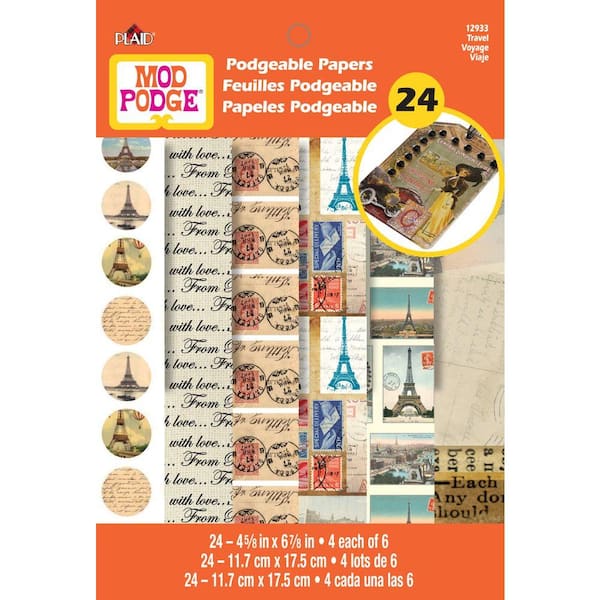 Mod Podge Travel Podgeable Paper Flip Books