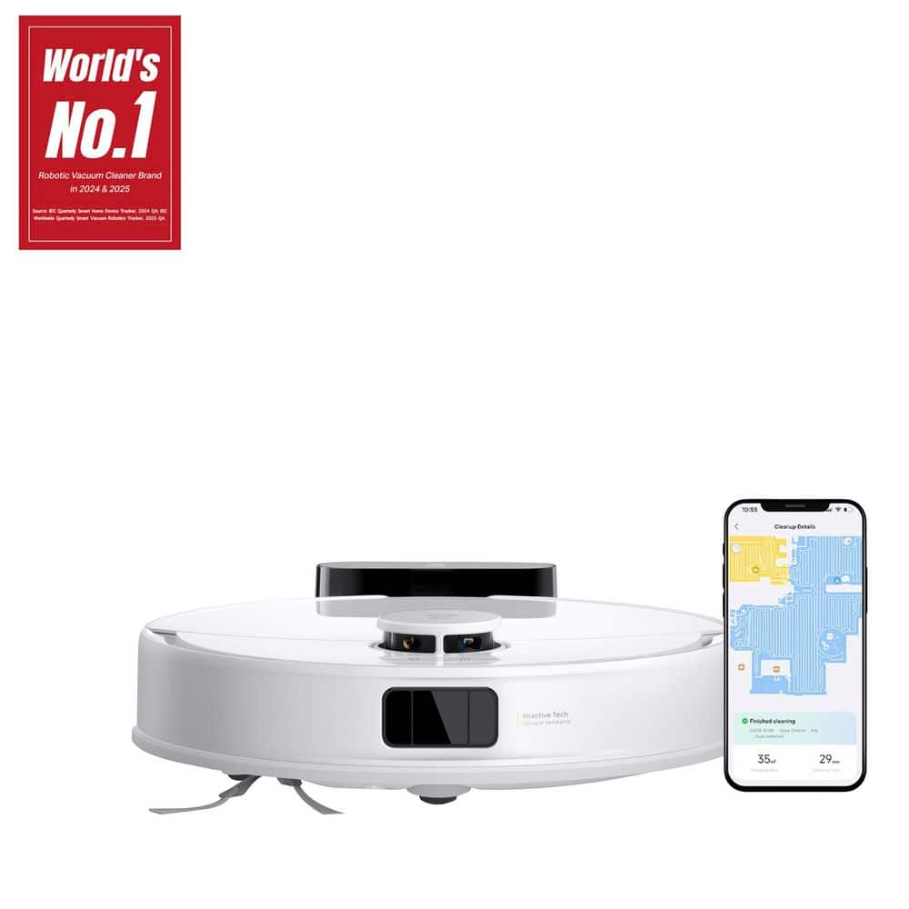 Roborock Q10 PF 13. 9In Robotic Vacuum And Mop with Smart