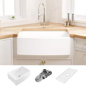 ALFI brand AB511 30 Farm Sink With Lip Single Bowl Design for Kitchen