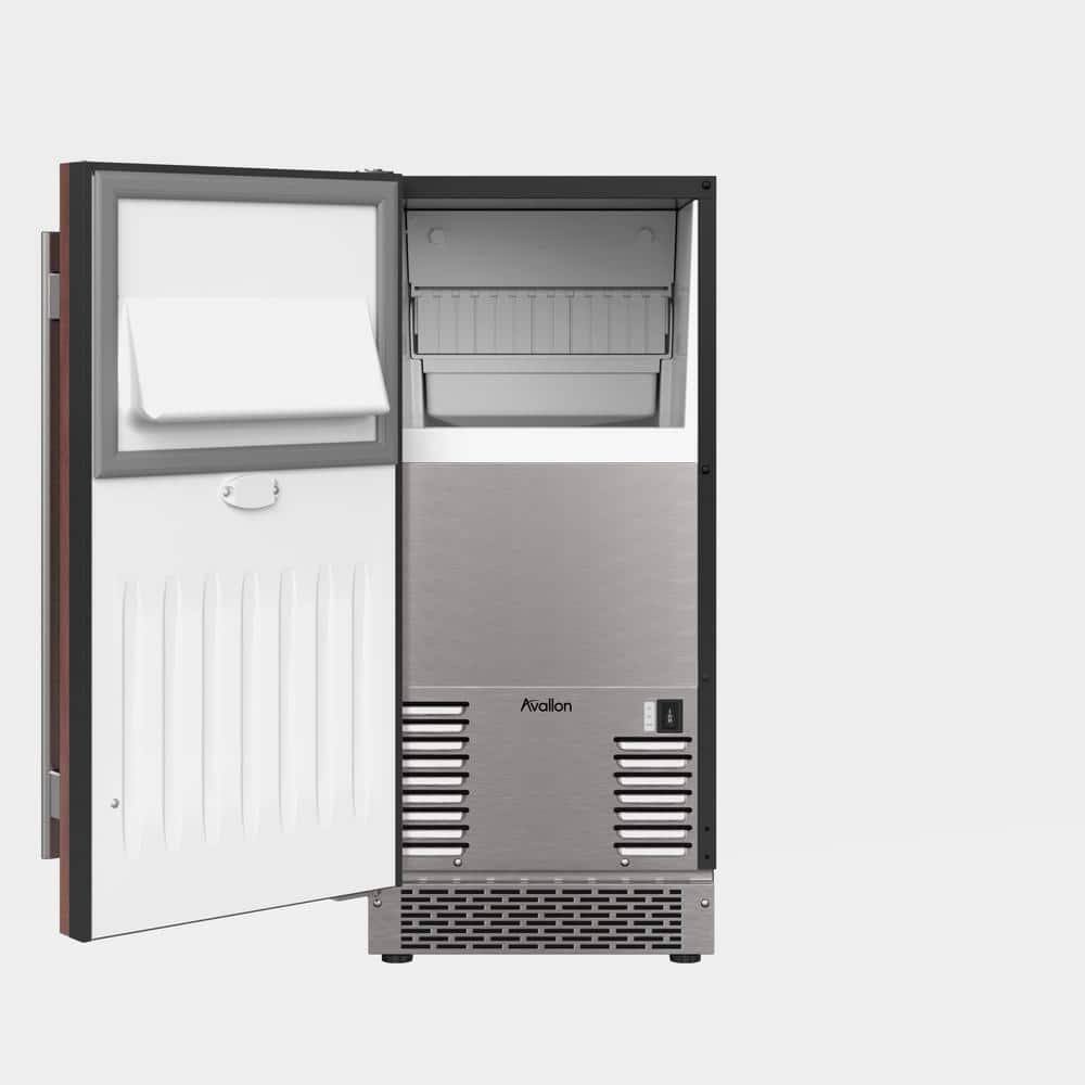 Avallon 15" Stainless Steel Built-In Undercounter Ice Maker