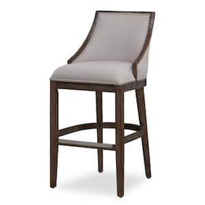 Gilford 26 in. Drift Brown Stationary Counter Stool