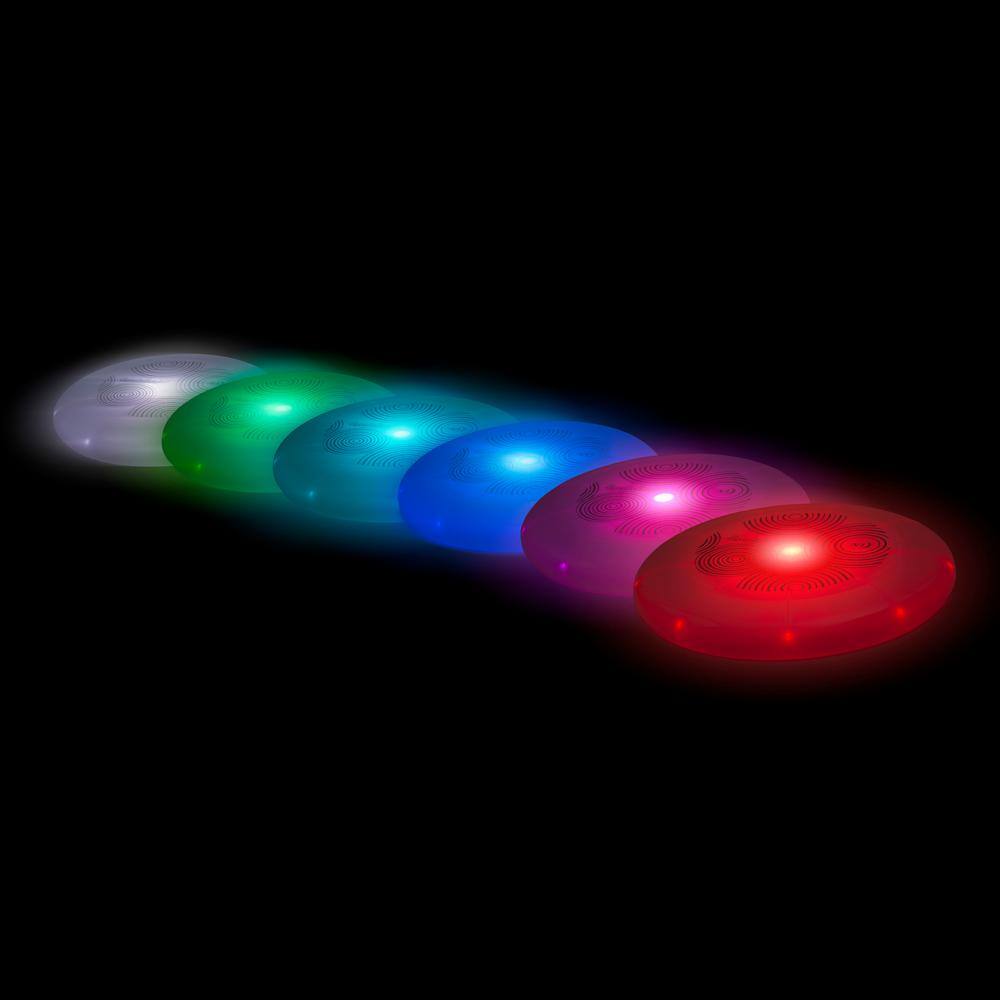 Nite Ize Flashflight LED Light Up Flying Disc with Disco Colors
