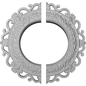 13-1/4 in. x 6-5/8 in. x 1-1/8 in. Orrington Urethane Ceiling Medallion, 2-Piece (Fits Canopies up to 6-5/8 in.)