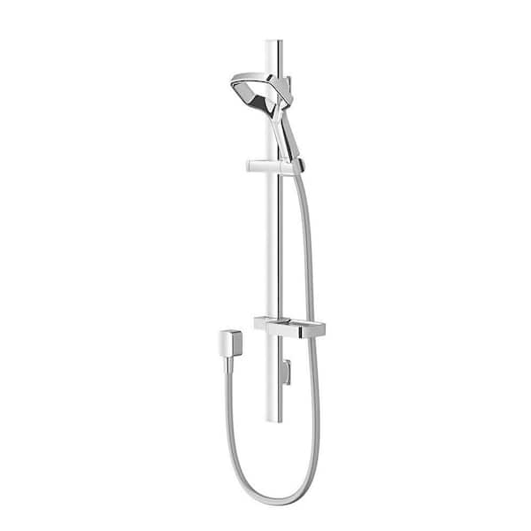 Methven Rua Halo Design 1-Spray Hand Shower Wall Bar Shower Kit with Patented Technology using 28% Less Water in Chrome