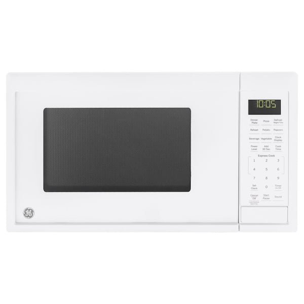 GE 0.9 cu. ft. Countertop Microwave in White