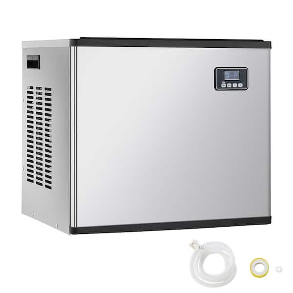 360 lbs. /Day Commercial Ice Maker 17.6 in. W Stainless Steel Self-Cleaning Adjustable Thickness Hotel-Head Only Silver