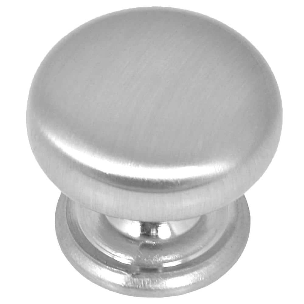 Reviews for Stone Mill Hardware Caroline 11/4 in. Satin Nickel Round