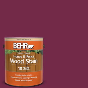 BEHR 5 gal. #HDC-AC-28A Carnation Festival Solid Color House and Fence  Exterior Wood Stain 03005 - The Home Depot