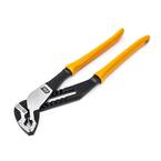 PITBULL K9 10 in. V-Jaw Tongue and Groove Dipped Grip Pliers With K9 Angle Access Jaws