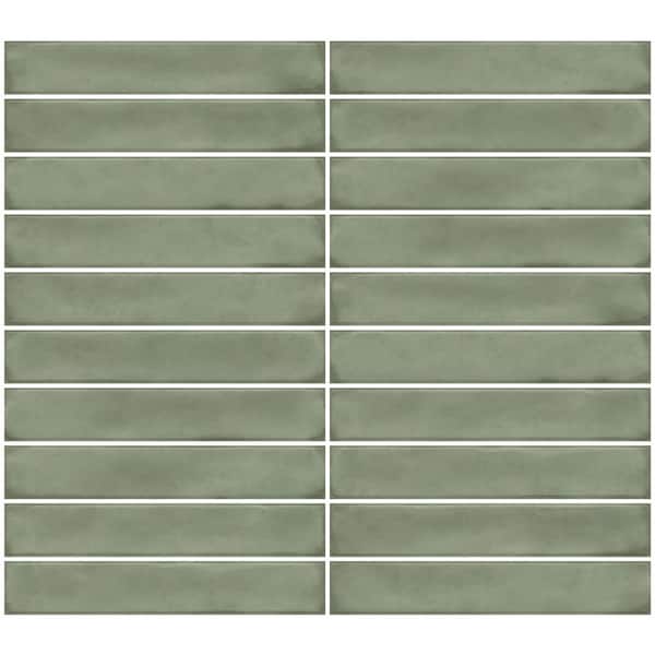 Daltile Artcrafted Aloe 11-1/2 in. x 10 in. Glazed Ceramic