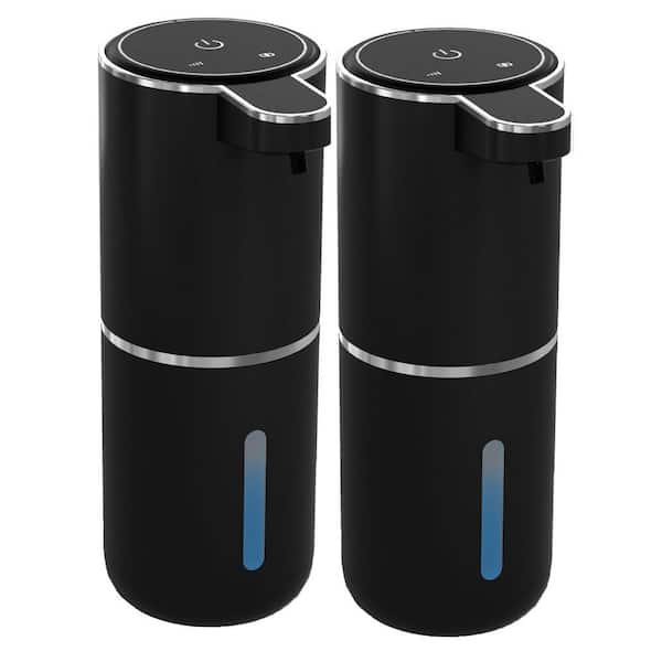 Anqtovp Black Automatic Foaming Soap Dispenser Wall Mounted