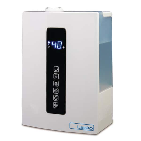 1.29 gal. Ultrasonic Warm and Cool Mist Humidifier for Rooms up to 600 sq. ft. in White with 100 Hour Runtime on Low