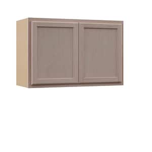 36 in. W x 12 in. D x 24 in. H Assembled Wall Bridge Kitchen Cabinet in Unfinished with Recessed Panel